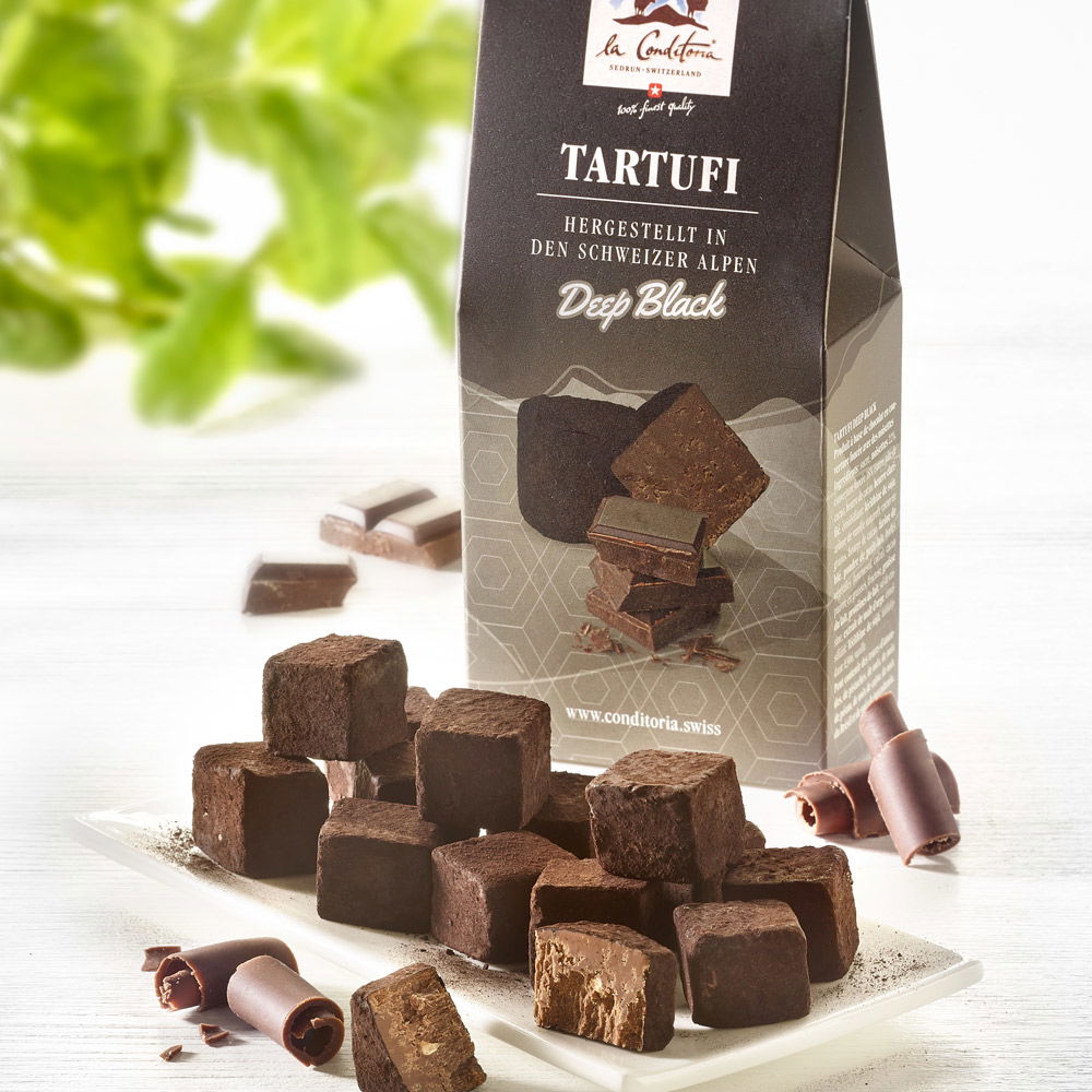 Schokoladentrüffel Tartufi Deep Black