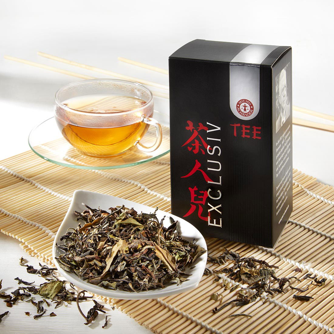 Schrader Schwarzer Tee Darjeeling Oolong Oaks Summer Moon Bio