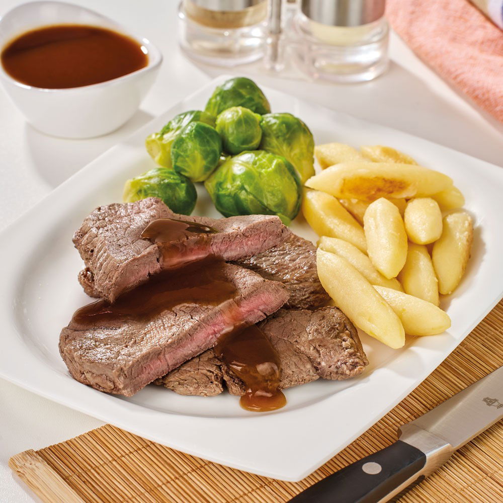 WILDHÜTERS Frisches Hirsch-Steak aus der Keule, Natur