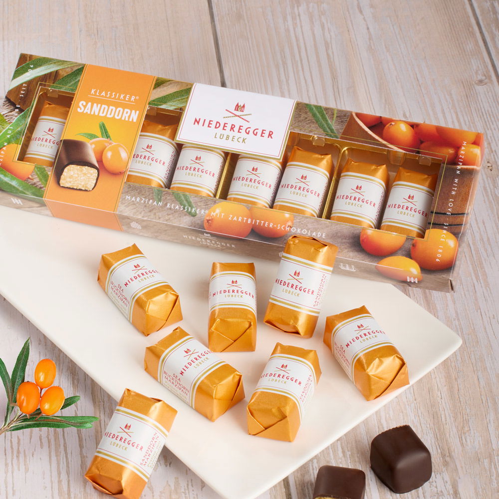 Niederegger Marzipan-Klassiker® Sanddorn