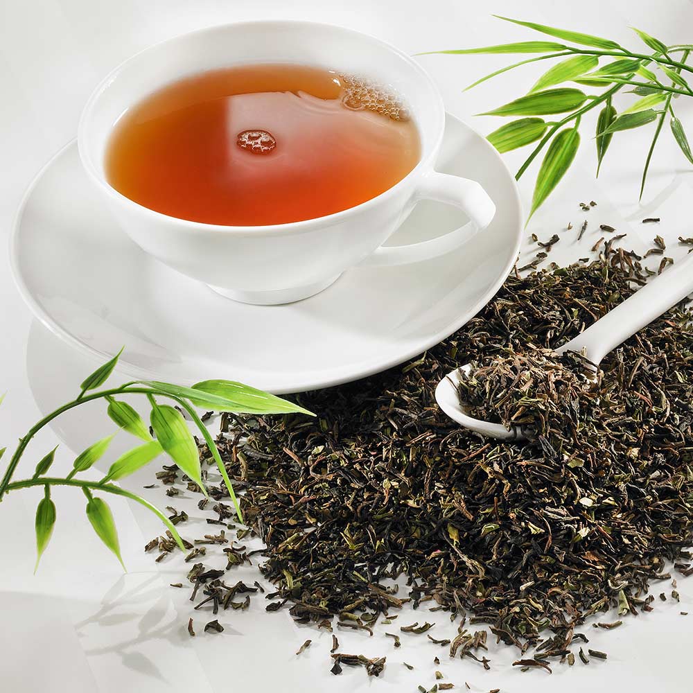 Schrader Schwarzer Tee Darjeeling First Flush Tumsong FTGFOP1 Bio
