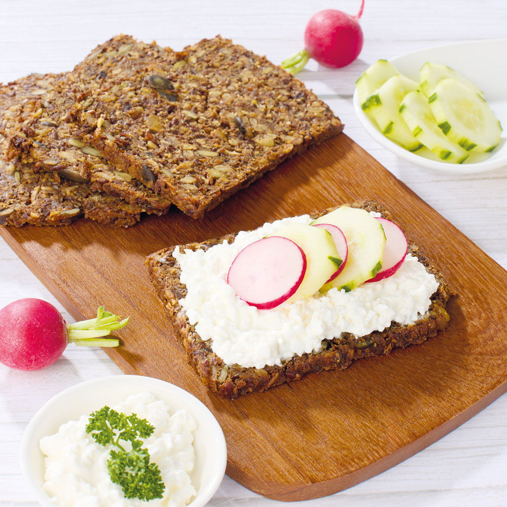 Hafervollkornbrot Korn Power, vegan