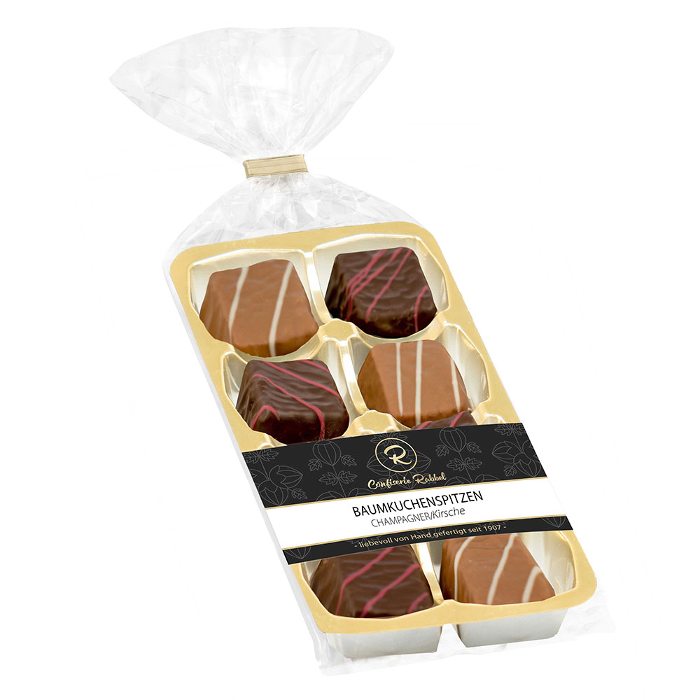 Baumkuchenspitzen Marc de Champagne-Kirsche