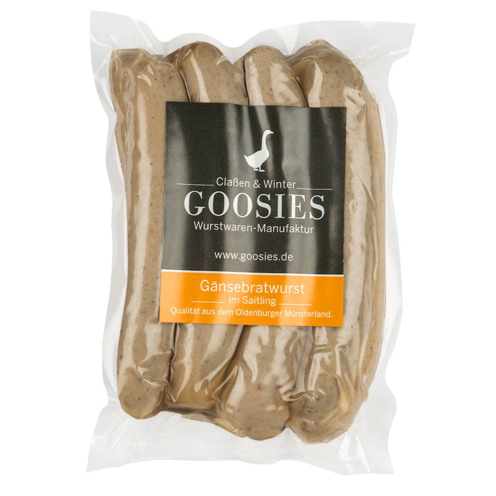 Goosies Gänsebratwurst 4 Stück