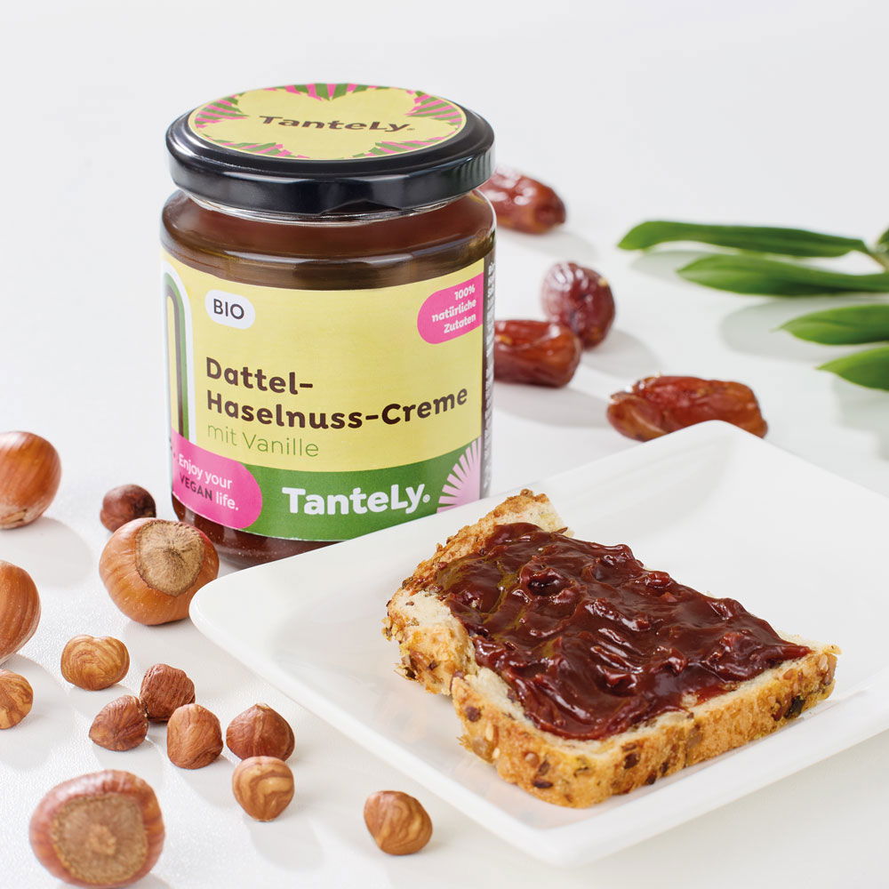 TanteLy Dattel-Haselnuss-Creme mit Vanille Bio