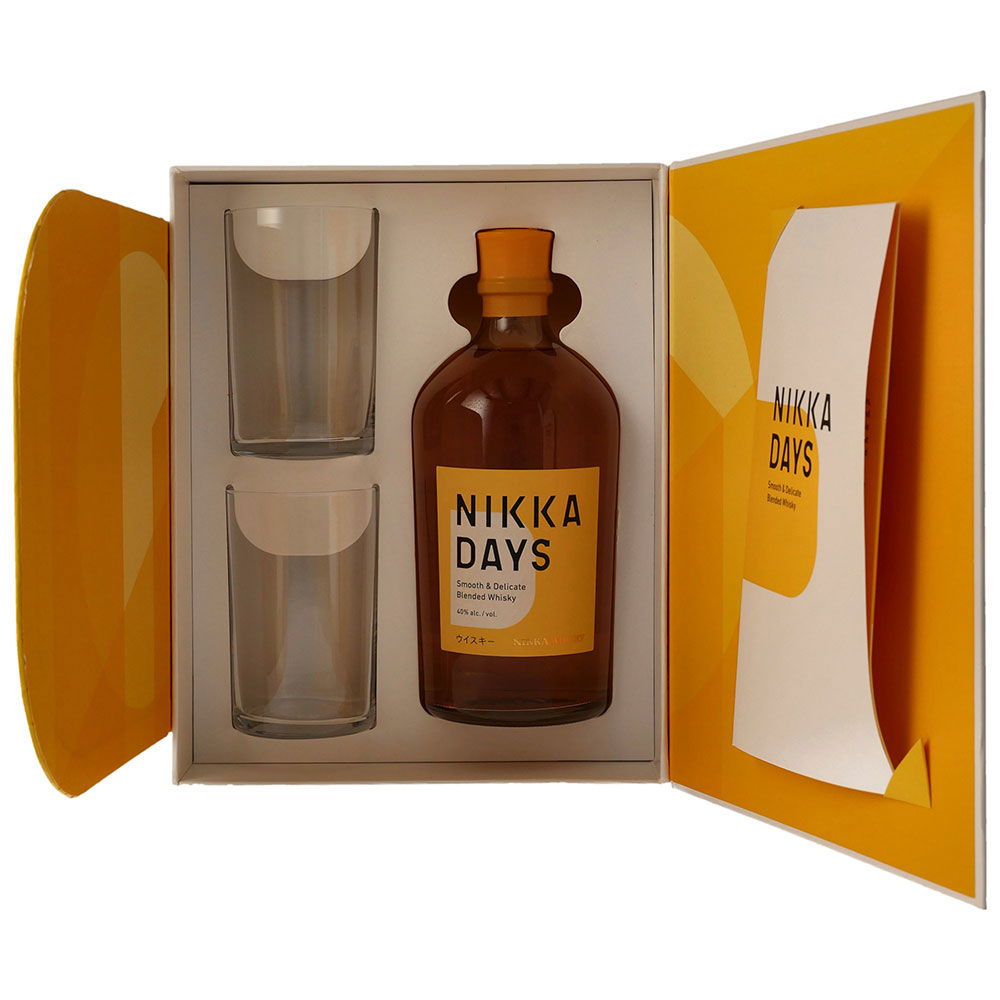 Whisky Nikka Days Geschenkset mit 2 Gläsern