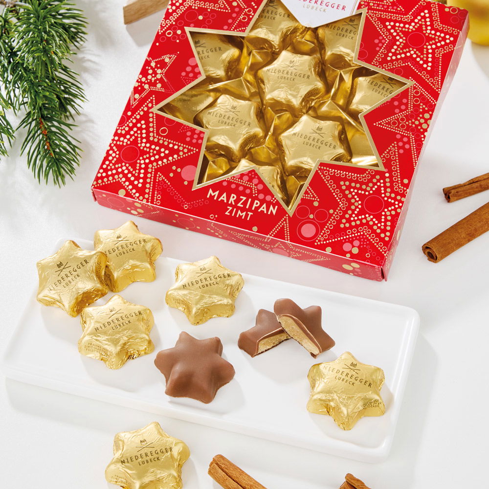 Niederegger Marzipan-Zimtsterne