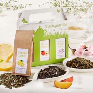 Rauf Tee Grüntee-Sortiment Frühlingsgrüße