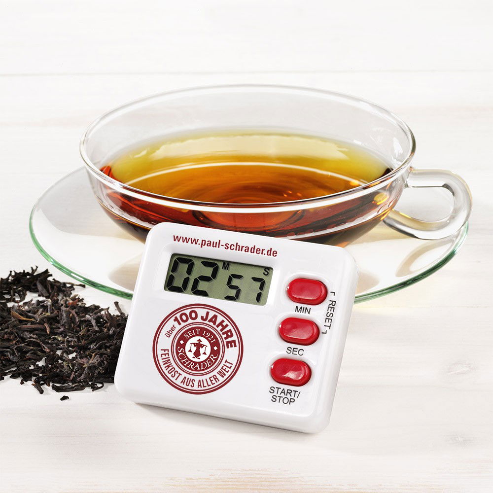 Schrader Tea Timer 100 Jahre Schrader