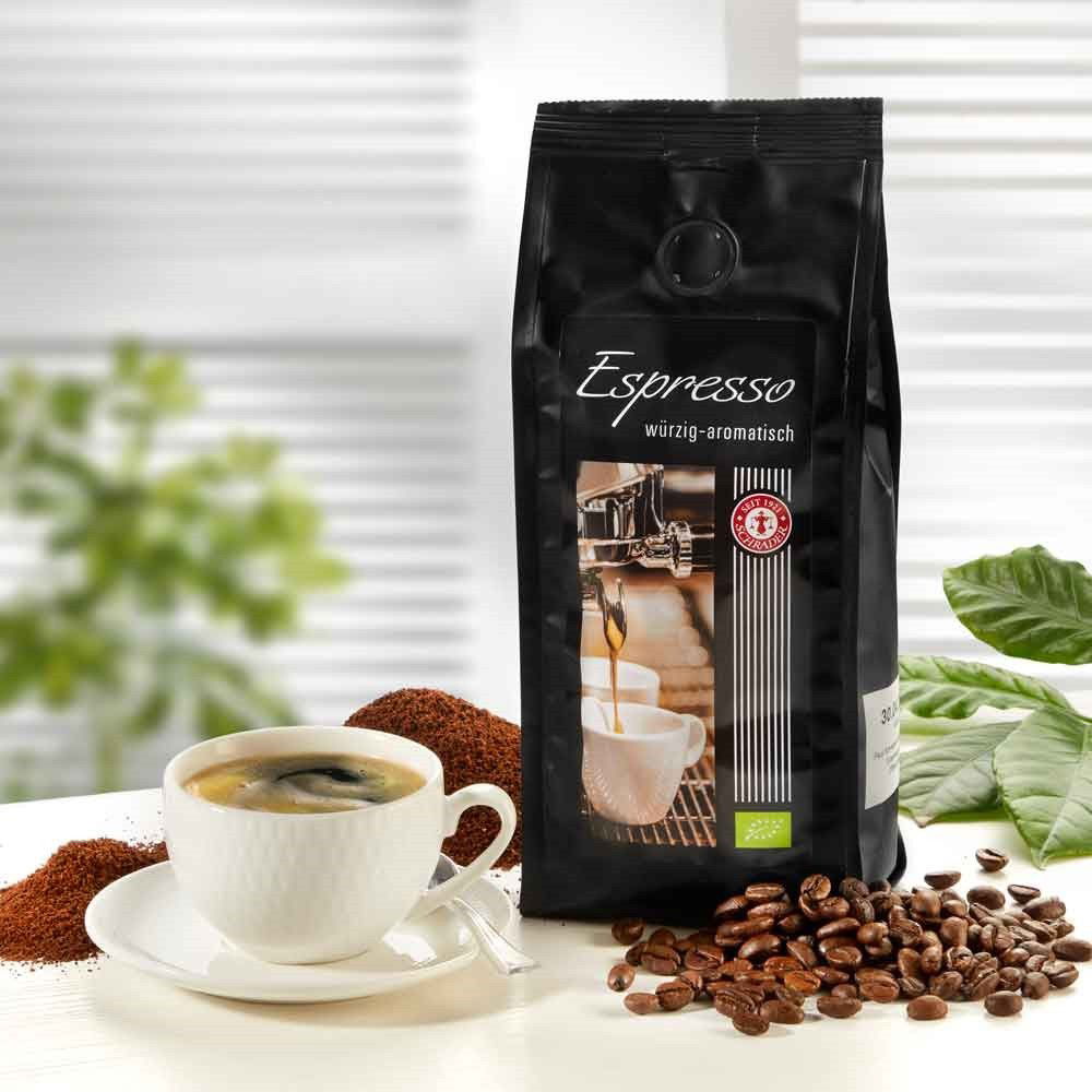 Schrader Espresso Italiano Bio, ganze Bohne