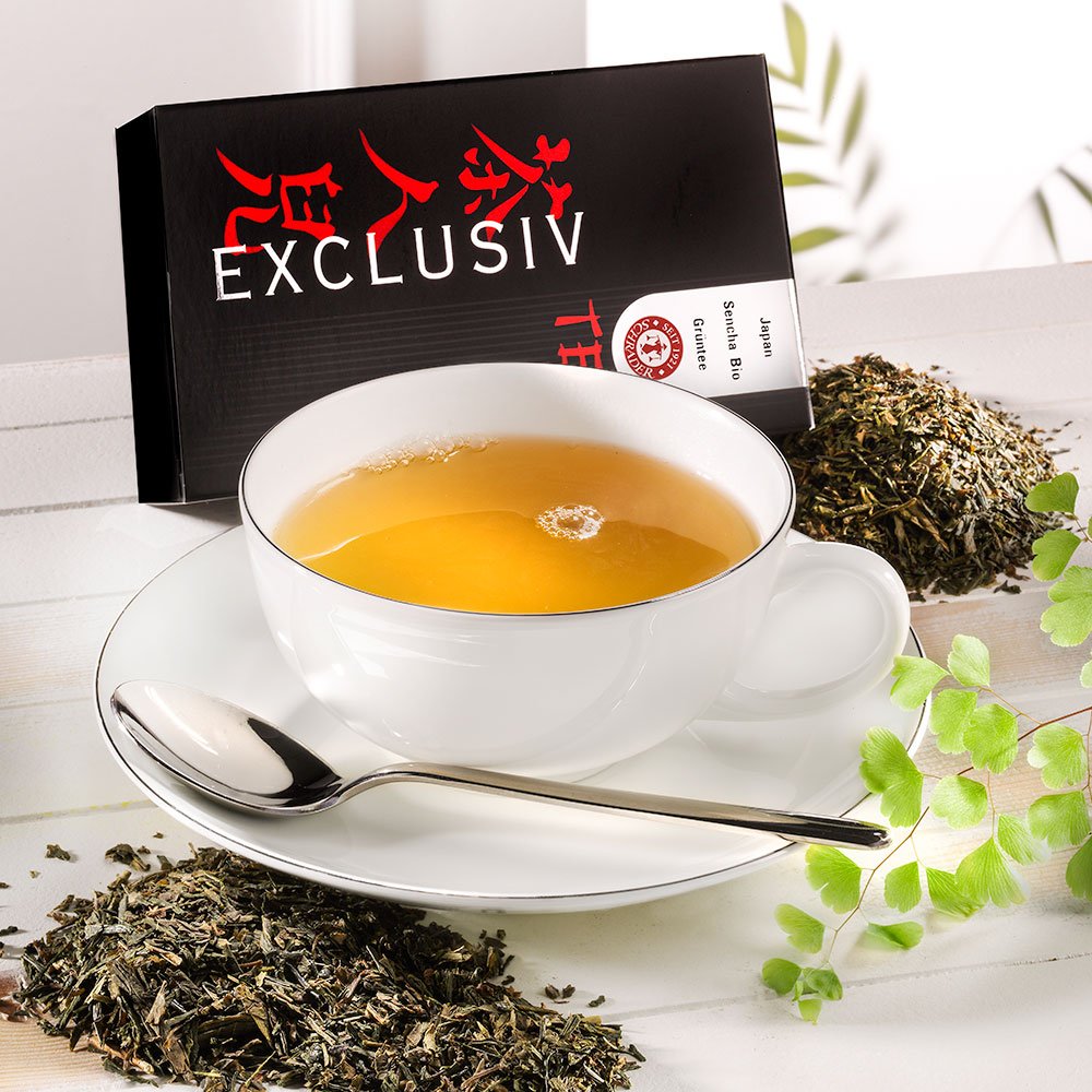 Japanischer grüner Sencha Tee | Online Tee kaufen bei Schrader