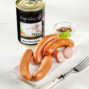 Schrader Wiener Würstchen vom Bunten Bentheimer Schwein Bio