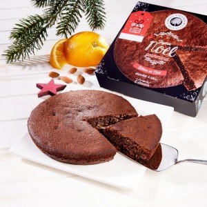 Weihnachtskuchen Schokolade-Orange-Walnüsse Biscuiterie de Provence