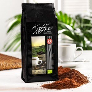 Schrader Kaffee Hausmischung Bio, gemahlen