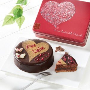 Torte "Alles Liebe" in Präsentdose