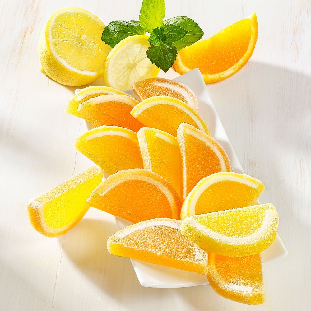 Apfelsinen- und Zitronenscheiben 2er-Set