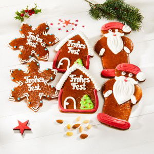 Lebkuchen Weihnachtsmann 2er-Set