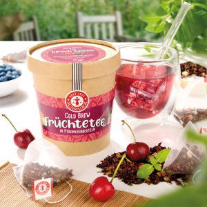 Schrader Cold Brew Früchtetee Kirsch-Cassis