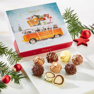 Trüffelpralinen-Mischung "Merry Christmas Bully", ohne Alkohol
