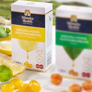 Manuka MGO 400+ Zitronen-Hustenbonbons