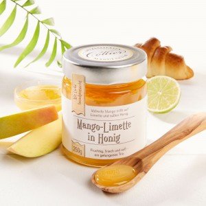 Mango-Limette in Honig