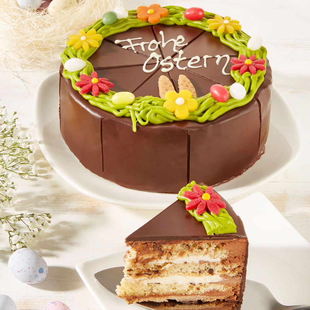 Eierlikörtorte Frohe Ostern