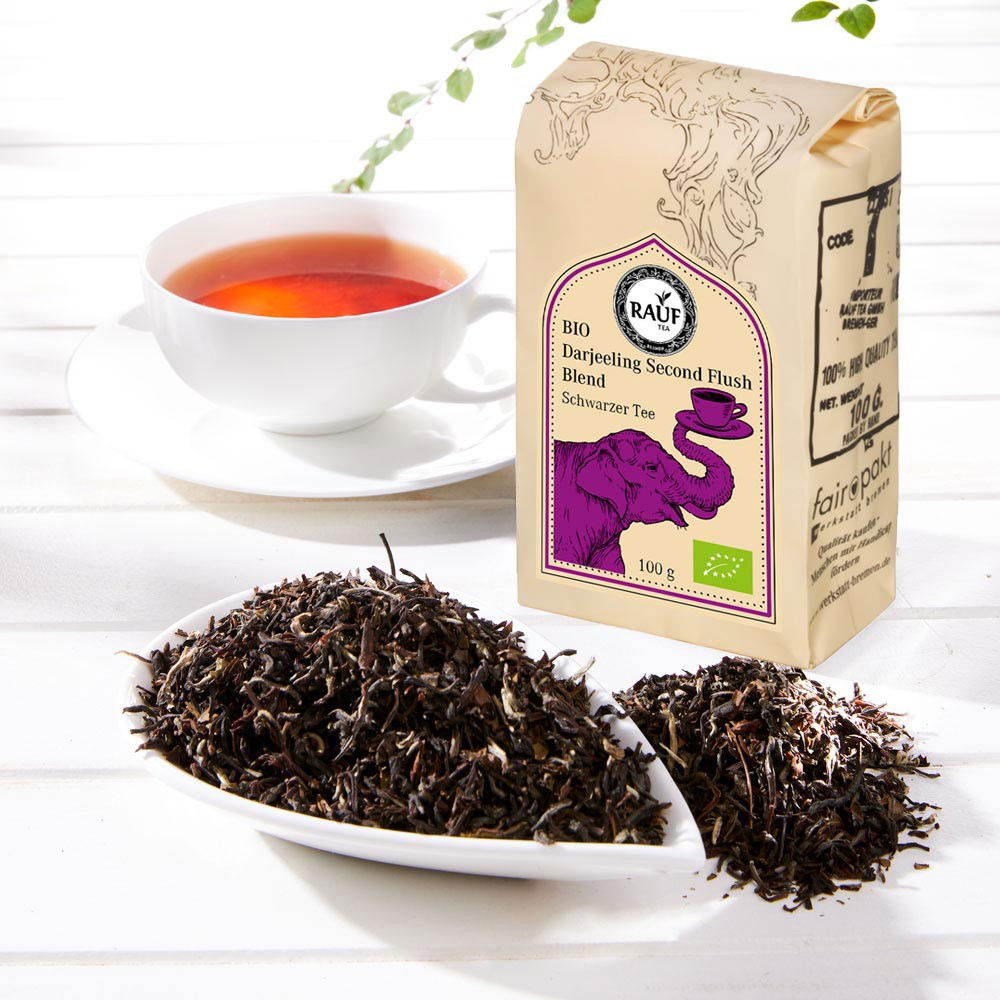 Rauf Tee Schwarzer Tee Darjeeling Second Flush Bio