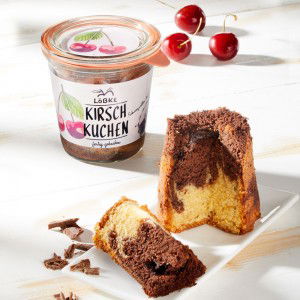 Kirschkuchen im Sturz-Weckglas
