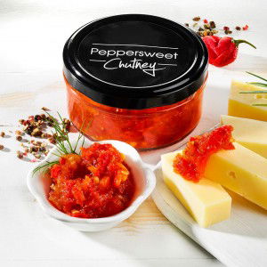 Peppersweet Chutney, vegan