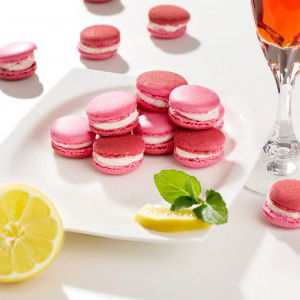 Macarons Glitter-Spritz, 16 Stück