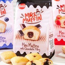 Mrs. Muffin Gefüllte Mini-Muffins Schokolade