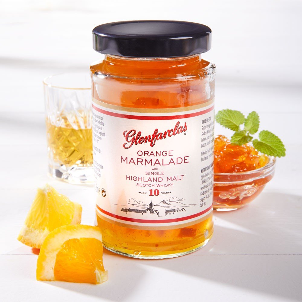 Orangen-Marmelade mit Glenfarclas Whisky