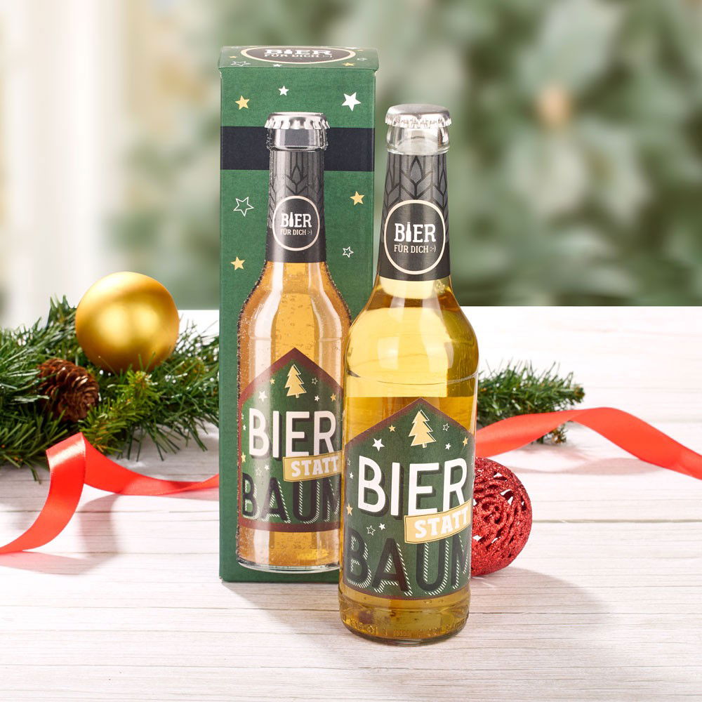 Weihnachtsbier "Bier statt Baum"