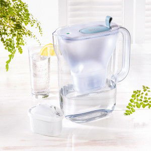 Brita Wasserfilter-Kanne Style eco, gletscherblau