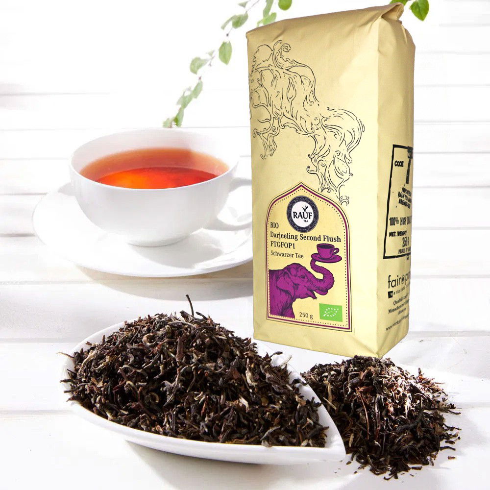 Rauf Tee Schwarzer Tee Darjeeling Second Flush Bio