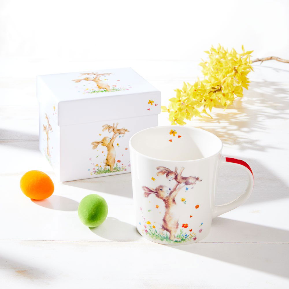 Becher Hey Easter in Geschenkbox