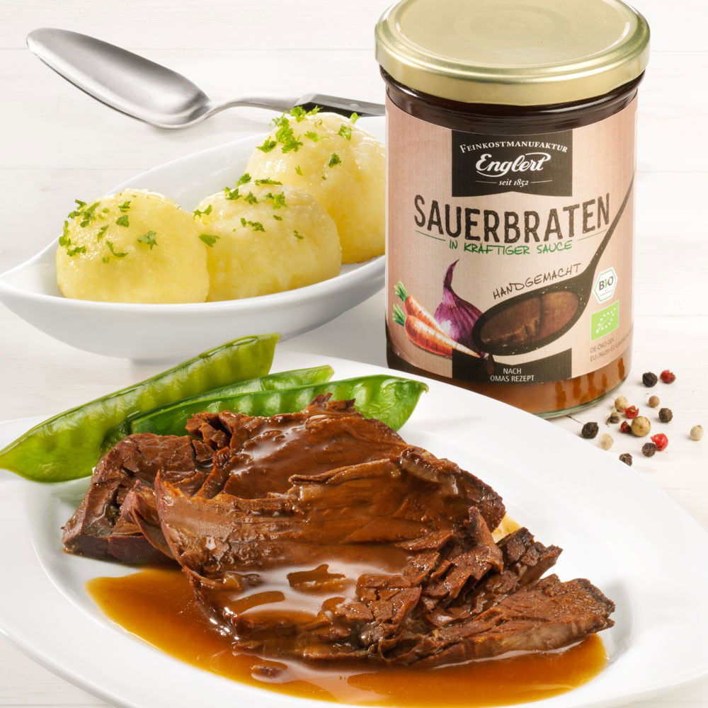 Sauerbraten in kräftiger Sauce Bio