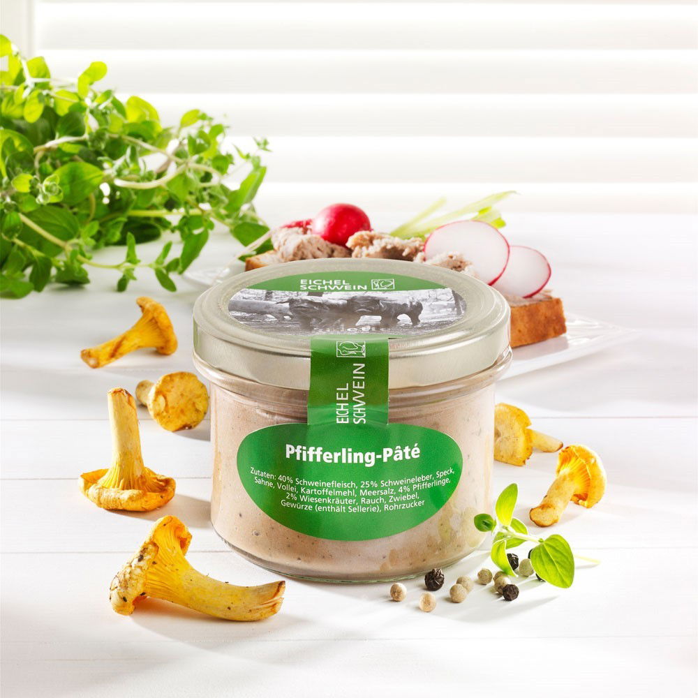 Eichelschwein Pfifferling Paté