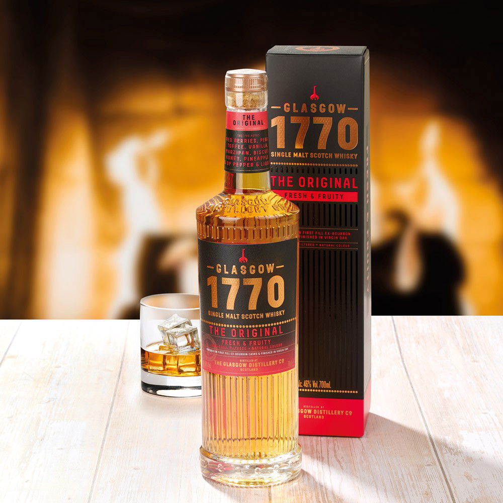 Glasgow Distillery 1770 The Original Fresh & Fruity Single Malt Scotch Whisky