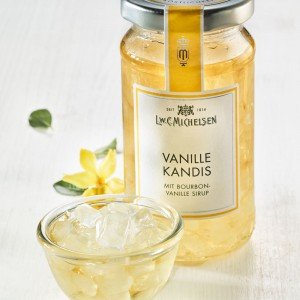 Vanille-Kandis mit Bourbon-Vanillesirup, ohne Alkohol