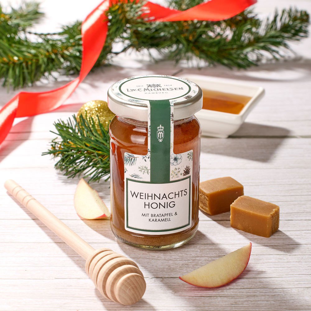 Weihnachts-Honig mit Bratapfel-Karamell