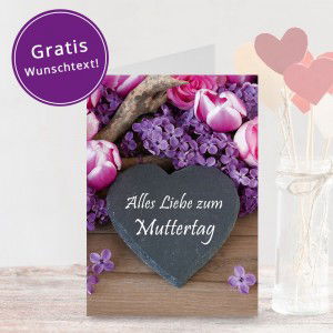 Grußkarte Alles Liebe zum Muttertag