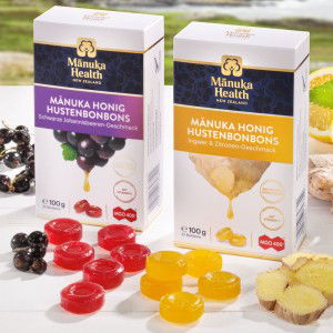 Manuka MGO 400+ Hustenbonbons Schwarze Johannisbeere