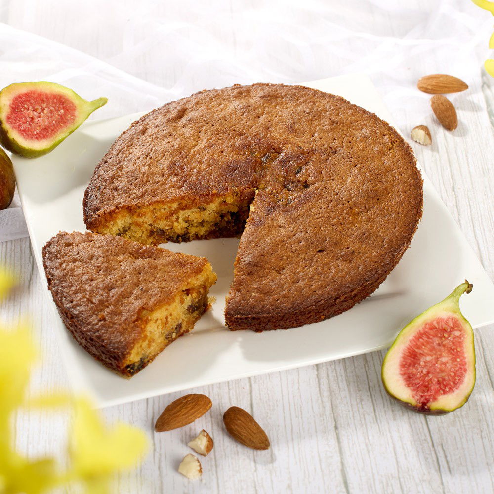 Mandelkuchen mit Feigen und Rosinen Biscuiterie de Provence