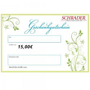 Gutschein über € 15,-