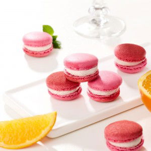 Macarons Glitter-Spritz, 6 Stück