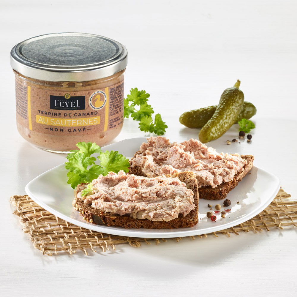 Feyel Enten-Terrine mit Sauternes Wein