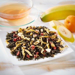 Aprikose-Banane, Aromatisierter Grüner Tee