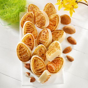 Edel Marzipan Ostereier abgeflämmt
