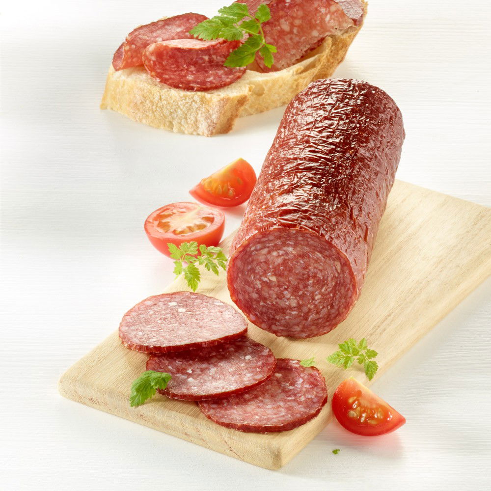 Broger Rindfleisch-Salami Bio, im Stück